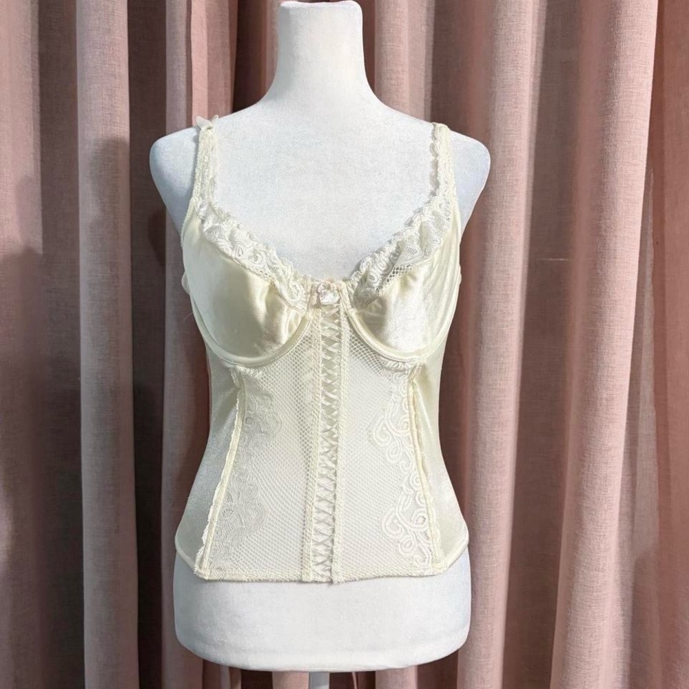 Secret Treasures Lace Corset Top Sz 36C Y2k